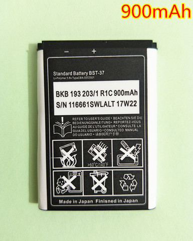 B-TAIHENG New BST37 BST 37 BST-37 Battery for Sony Ericsson K750/ D750i W800i W810i K600 K610i D750i K200i K220i Phone battery ► Photo 1/5