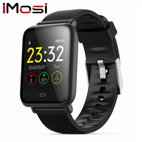 Imosi Q9 Blood Pressure Heart Rate Monitor Smart Watch IP67 Waterproof Sport Fitness Trakcer Watch Men Women Smartwatch ► Photo 1/1