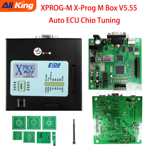 Promotion Sale XPROG V5.84 Metal Full Adapters XPROG-M ECU Programmer Xprog 5.55 ECU Chip Tunning X PROG-M 5.84 ► Photo 1/6