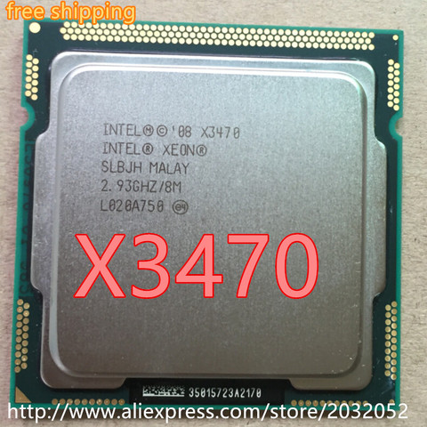 lntel X3470 Quad Core 2.93GHz LGA 1156 95W 8M Cache Desktop CPU equal i7 870 scrattered pieces (working 100% Free Shipping) ► Photo 1/1