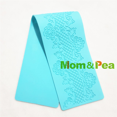 Mom&Pea GX179 Free Shipping Lace Mold Cake Decoration Fondant Cake 3D Mold Food Grade Silicone Mould ► Photo 1/3
