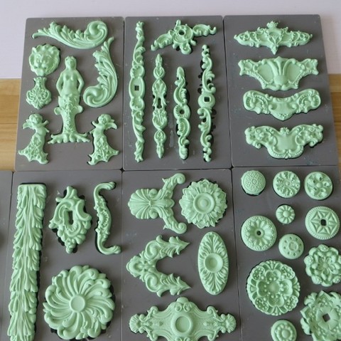 fondant silicone mold cake decoration mold sugar craft tools clay DIY handmade food grade vintage art decor molds PRZY ► Photo 1/6