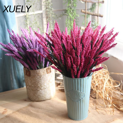 64cm Artificial flowers foam lavender wedding holding flowers DIY home decoration  road lead wall fake flower Simulation plants ► Photo 1/1