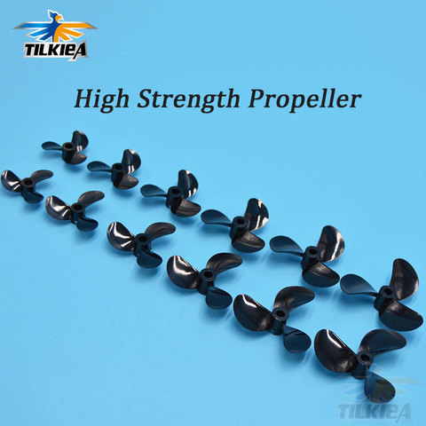 4mm Rc Boat Three Blades Paddle 3 Blades Nylon Boat Propeller Positive & Reverse Screw High Strength D28/32/36/40/44/48mm ► Photo 1/6