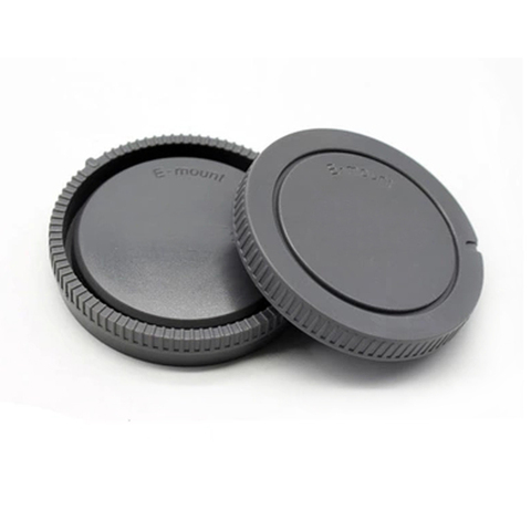 1 Pairs camera Body cap + Rear Lens Cap for Sony NEX NEX-3 E-mount ► Photo 1/6