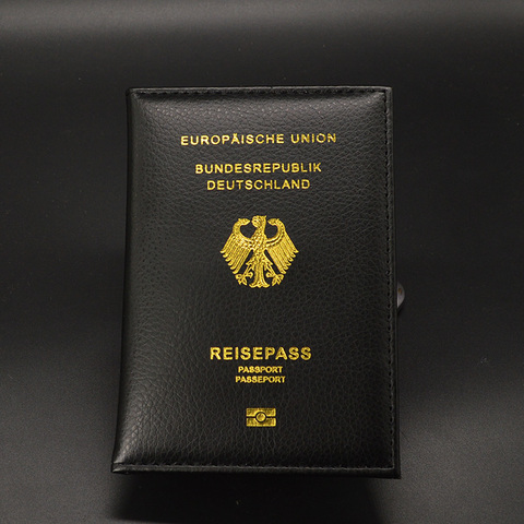 Germany Passport Cover Women Travel Wallet Passport Holder Pu Leather Case for Passports Reisepass Deutschland protector ► Photo 1/6