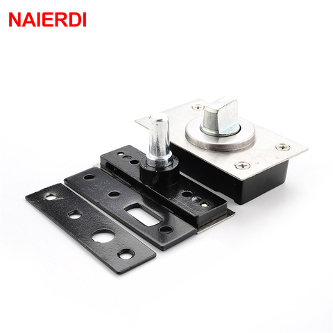 NAIERDI 360 Degree Revolving Door Hinge 90 Degrees Positioning Hidden Floor Pivot Hinges For Furniture Hardware ► Photo 1/1