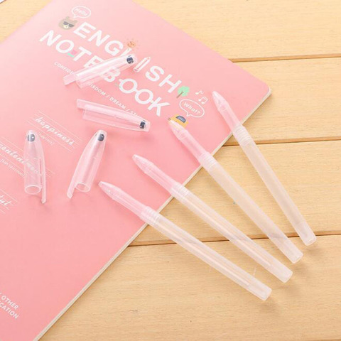 5Pcs/Lot High Quality Single-Function Empty Pen Shell Gel Pen PP Transparent Brush Pen Stationery School Office School Supplies ► Photo 1/6