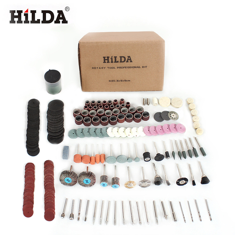 HILDA 248PCS Rotary Tool Accessories for Easy Cutting Grinding Sanding Carving and Polishing Tool Combination For Hilda Dremel ► Photo 1/6