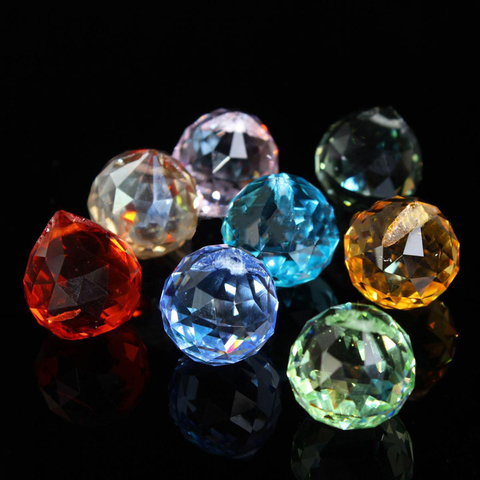 8Pcs Crystal Chandelier Parts Crystal Glass Prisms Rainbow Chandelier DIY Lighting Home Decoration Chandelier Pendants ► Photo 1/1