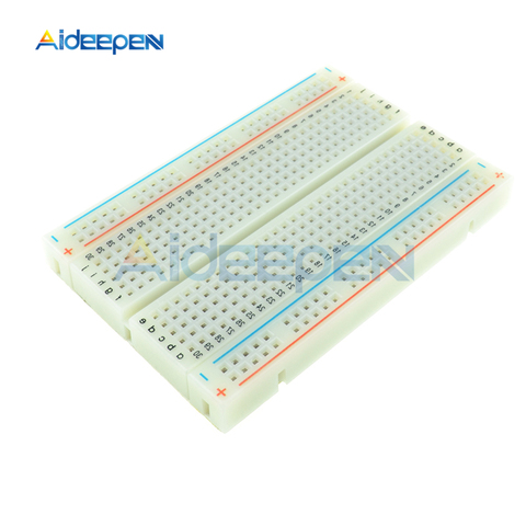 1Pcs 400 Points Solderless PCB Breadboard Universal Test Protoboard DIY Bread Board 400 Holes For Bus Test Circuit Board ► Photo 1/1