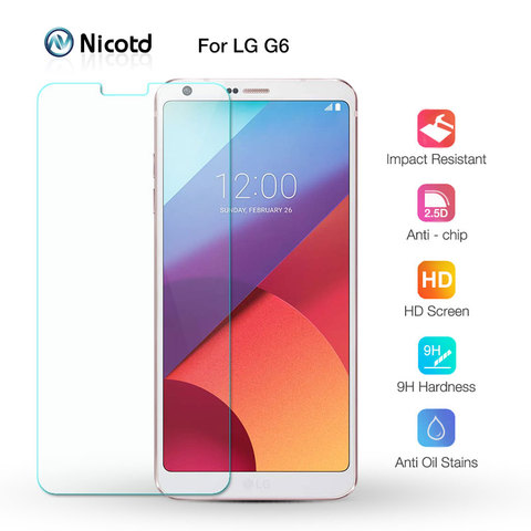 Tempered Glass for LG G6 Screen Protector 9H Phone Protection Film for LG G6 G6+ H870 H871 H872 H873 H870K LS993 US997 VS988 ► Photo 1/6