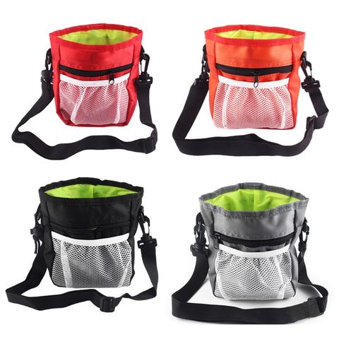 Fashion Nylon Detachable Pet Training Treat Snack Bag Dog Pouch Feed Pocket Waist Shoulder Bags For Pet Accessories ► Photo 1/6