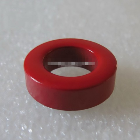 NEW 5PCS  T80-2 ring inductance, diameter 20mm red-gray ring, 2 iron powder core ring, magnetic ring ► Photo 1/1