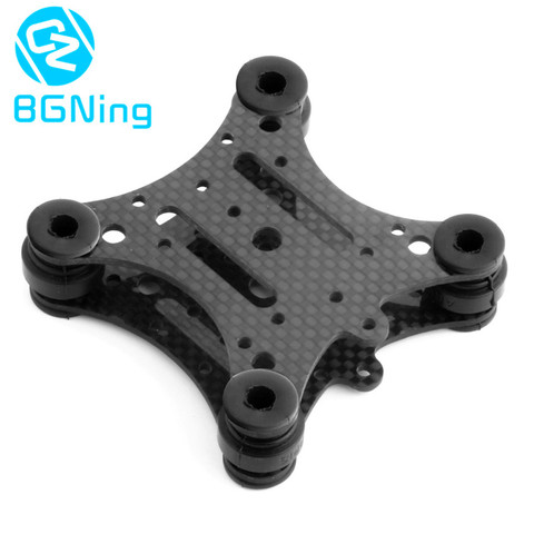 Carbon Fiber Anti-vibration Plate Rubber Balls PTZ for Gopro