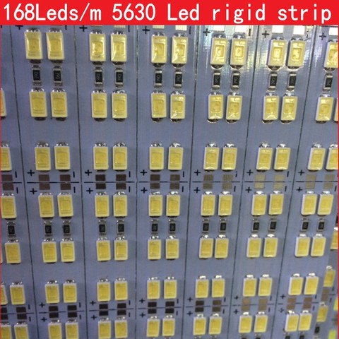 50cm Double Row Hard Led Strip 5630 5730 72Leds bar light Cool White 144Leds/m 12mm PCB DC12V SAMSUNG Seoul ► Photo 1/1