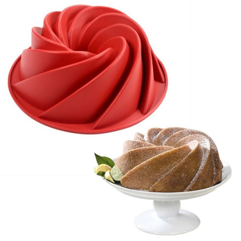 Nordic Ware Silicone Collection Cathedral Bundt Pan Chiffon Savarin Cake  Mold Mousse Brownie Dessert Cake Decoration Baking Tool 
