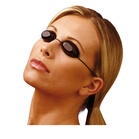 2pcs Flexible UV Eye Protection Indoor Outdoor Sunbed Tanning Goggles Beach Sunbathing Eyewear Soft adjustable ► Photo 1/3