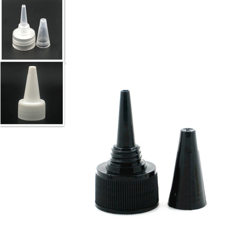 24-410 plastic Dispensing cap Ribbed twist top cap X10 ► Photo 1/6