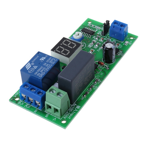 AC220V Delay Timer Switch Turn Off Board 0 Seconds-99 Minutes Delay Relay Module ► Photo 1/6