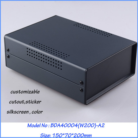 (1pcs )150x70x200mm Standard Iron box for device enclosure Iron box for pcb box enclosures electronic metal box ► Photo 1/2
