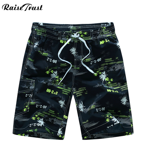 Raise Trust Hot Sell Men's Shorts Summer Causal Knee Length Short Pants Streetwear Print Beach Shorts masculino Swimwear 1526# ► Photo 1/6