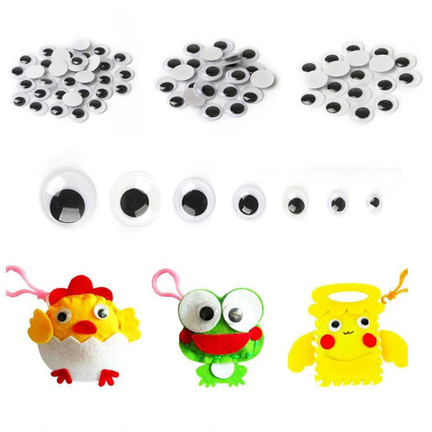 4-24mm Self-adhesive Wiggly Googly Eyes Kids Toys Dolls Accessories for DIY Craft Scrapbooking Decoration ► Photo 1/6