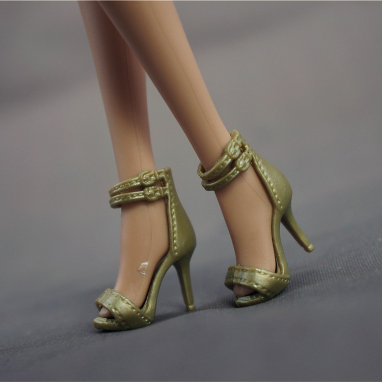 Pair for barbie accessories shoes high heels princess home