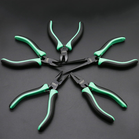 ELECALL Multifunction Cutter Cutting Nippers Pliers Hardware Mini Tool Pliers Tweezers Clamps  Multi-purpose green ► Photo 1/5