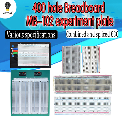 SYB 120 400 500 830 840 1660 MB102 GL-12 Points Solderless PCB Breadboard Mini Universal Test Protoboard DIY Bread Board ► Photo 1/6