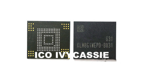 KLM8G1WEPD-B031 eMMC 8GB NAND flash memory IC chip BGA153 Used 100% Tested Good ► Photo 1/1