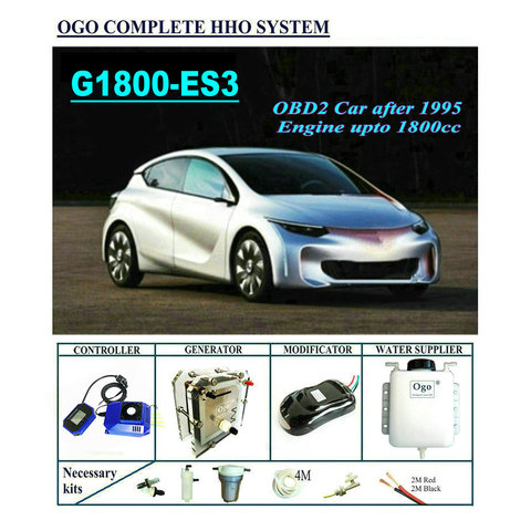 OGO Complete HHO system G1800-ES3 Smart PWM CHIP UPTO 1800CC ► Photo 1/1