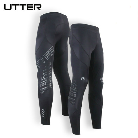 UTTER J13 Men Black Compression Pants Sports Running Tights Jogging Leggings Fitness Gym Clothing Tights for Fitness Sportswear ► Photo 1/6