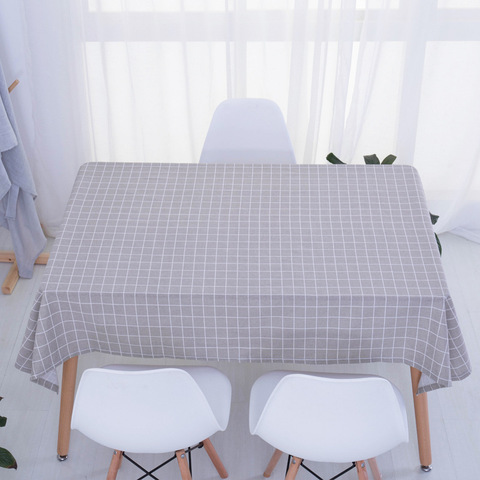 2022 new Stylish Table Cloth Country Style Plaid Print Multifunctional Rectangle Table Cover Tablecloth Home Kitchen Decoration ► Photo 1/6