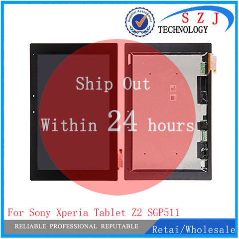 New 10.1'' inch For Sony Tablet Xperia Z2 SGP511 SGP512 SGP521 SGP541 LCD display with touch screen assembly free shipping ► Photo 1/1
