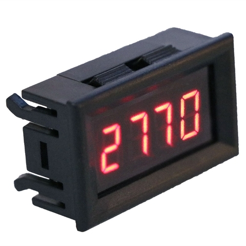 New 2 in 1 LED Tachometer Gauge Digital RPM Voltmeter for Auto Motor Rotating Speed ► Photo 1/6