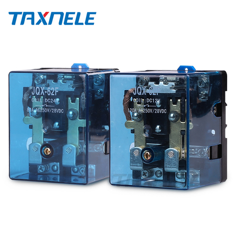 Electric Relay JQX-62F 2Z 120A  High-power relay 12V 24VDC 220VAC Silver contact  PCB Relay ► Photo 1/6