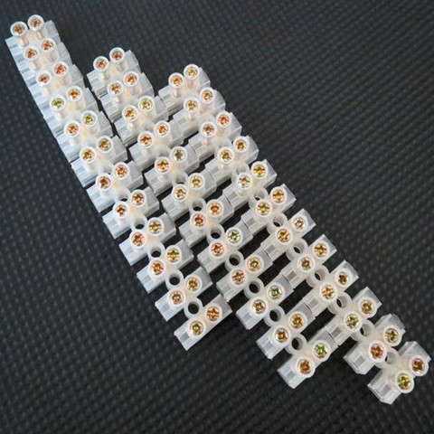 10A 2-Position Wire Connector Plastic Barrier Terminal Block High Quality ► Photo 1/3