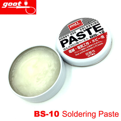 Original Japan GOOT BS-10 Hobby Use Resin Solder Paste NW.10g Weak Acid Welding Flux ► Photo 1/6