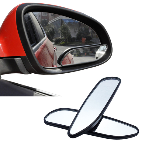 1 Pair YASOKRO Blind Spot Mirror Wide Angle Mirror Adjustable Convex Rear View Mirror Car mirror for All Universal Vehicles ► Photo 1/4