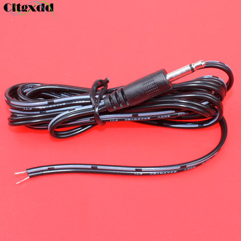 cltgxdd 3.5mm Mono Stereo Headset male Plug with cable 2 pole 3.5 mm Audio Jack Adapter Connector length:1.5m ► Photo 1/1