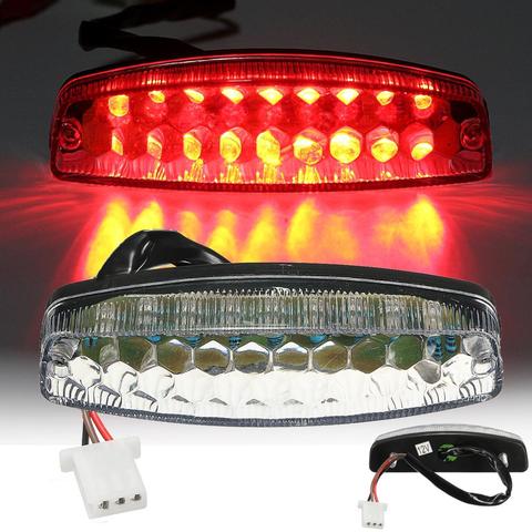 Motorbike Red LED Rear Tail Brake Light For 50 70 110 125cc ATV Quad Kart TaoTao Sunl Chinese Motorcycle Light ► Photo 1/6