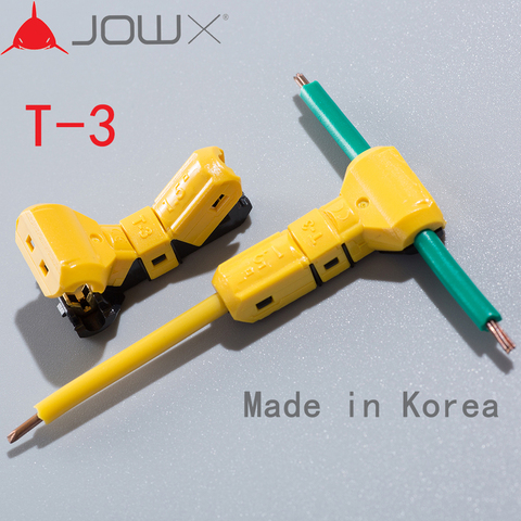 JOWX T-3 10PCS For 16-15AWG 1.5sqmm Non-stripping Electric Wire Cable Connector T joint Scotch Lock Quick Splice Crimp Terminals ► Photo 1/6