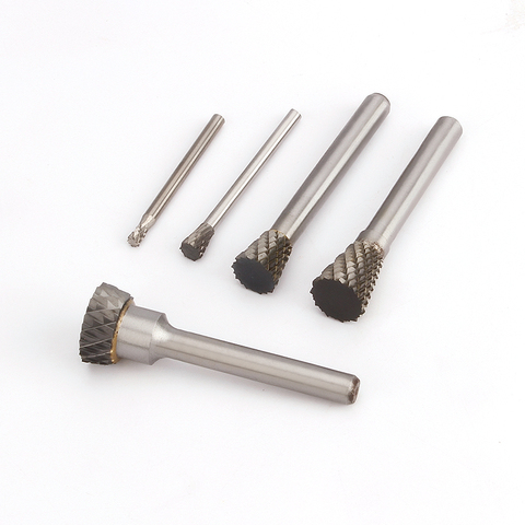 Inverted Cone Shape Alloy Rotary File 1pcs Hard Metal Grinding Head Milling Cutter Tungsten Wood Carving Tool N-Type ► Photo 1/6