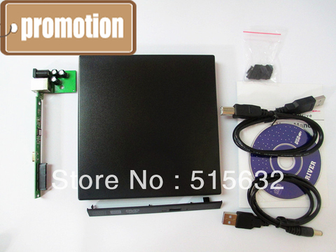 Laptop External USB 2.0 CD DVD ROM Portable Drive Enclosure IDE External Case ► Photo 1/1