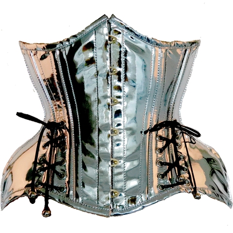 Annzley Best Corset For Waist Slimming 24 Pieces Steel Bonings Leather Underbust Corset ► Photo 1/6
