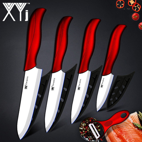 XYj Kitchen Knife Ceramic Knife Cook Tools Supplie Cutlery Set 3