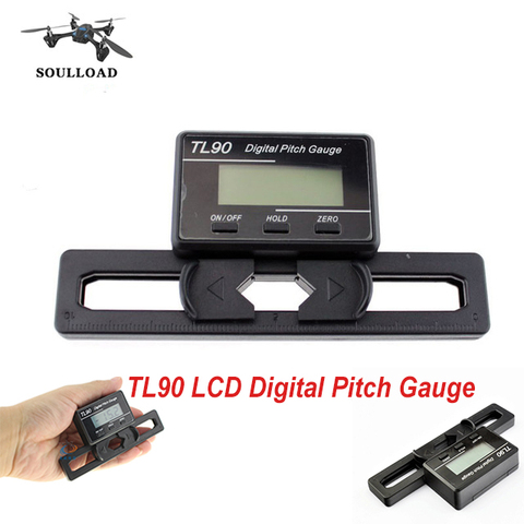 TL90 LCD Digital Pitch Gauge ruler measure tool for T-REX 250 450 500 550 600 700 Rotor System RC Helicopter ► Photo 1/4
