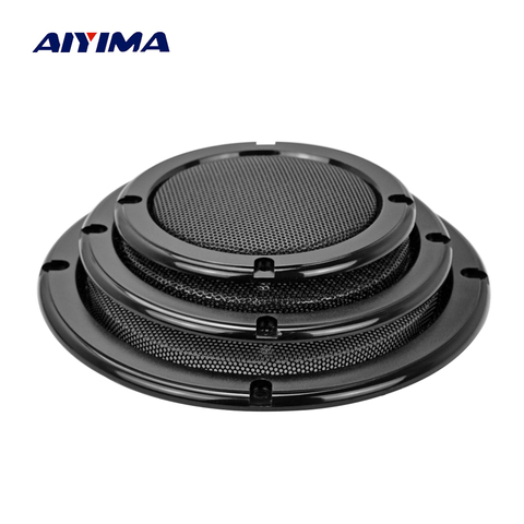 AIYIMA 2Pcs Audio Speakers Altavoz Prtatil Protective Cover 2/4/5/6.5 Inch Protective Mesh Net Grilles DIY Car Speaker Column ► Photo 1/6