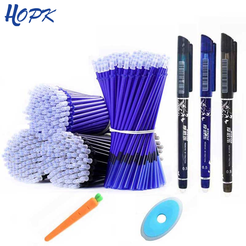 20Pcs Erasable Pen Refills Blue And Black Ink A Magical Writing Gel Pen Refills 